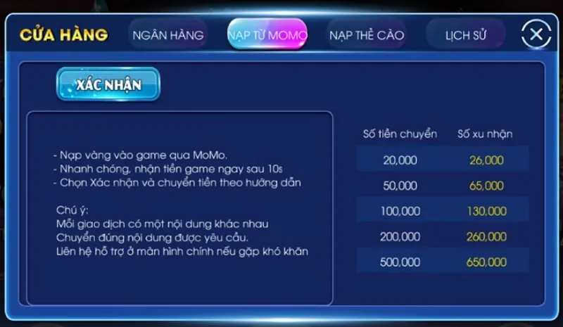 Nạp thẻ E6868 Club