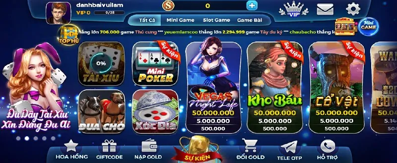 Cổng game Siêu hu 52