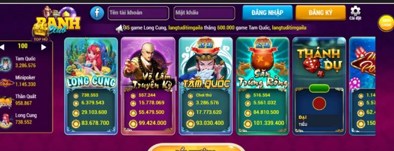 Game đa dạng Banh Club