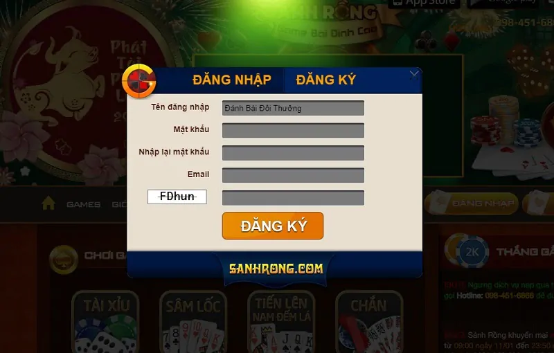 Giftcode Sảnh Rồng