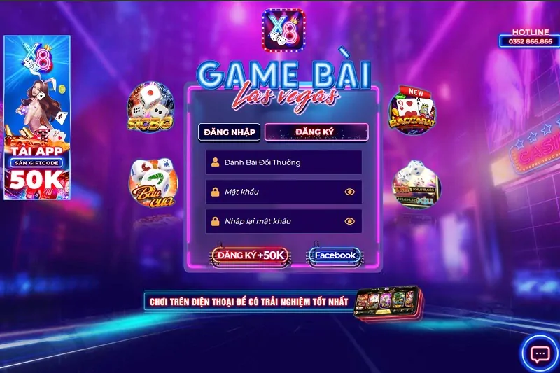 Đăng ký nhận giftcode X8 Club