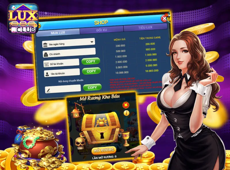 Nạp nhận giftcode Lux Club