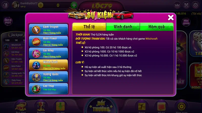 Nhận Giftcode Lộc 79