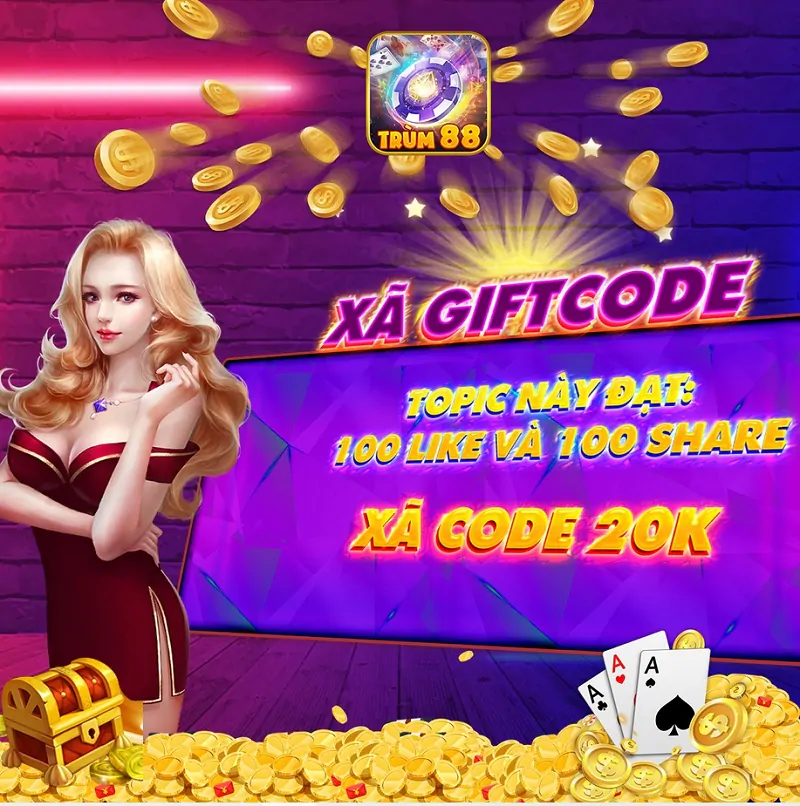 Sự kiện xả Giftcode Trum88