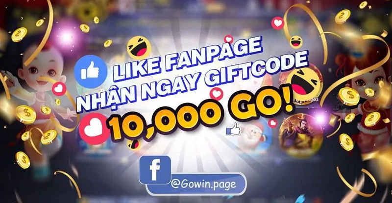 Link Fanpage nhận giftcode 