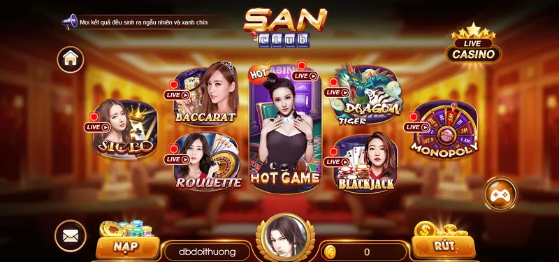 Game bài Casino