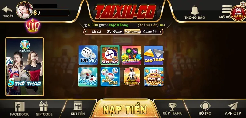 Minigame của Taixiu.Co