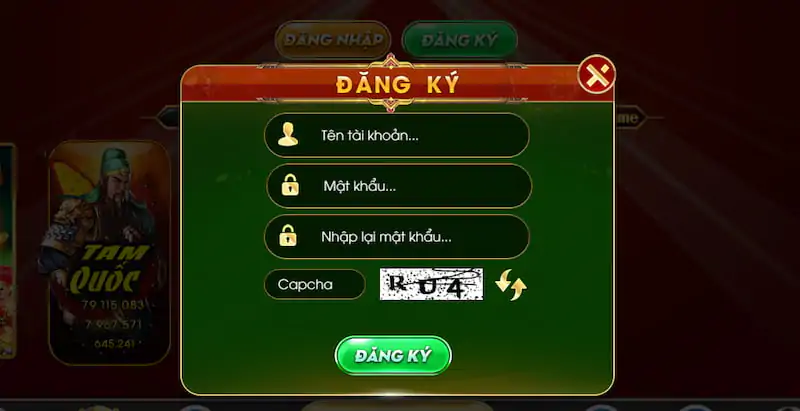 Đăng ký ngay tài khoản chơi tại cổng game dễ dàng