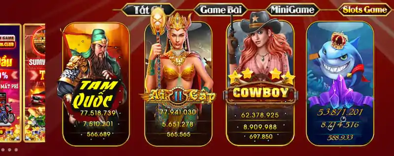 Kho slot game sống động đầy đam mê tại Sumvip88 Club