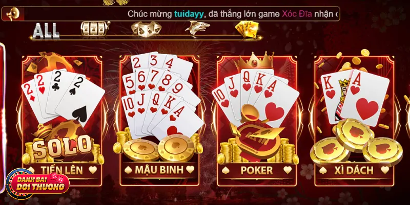 Game bài đổi thưởng với độ phổ biến cao nên cực hấp dẫn