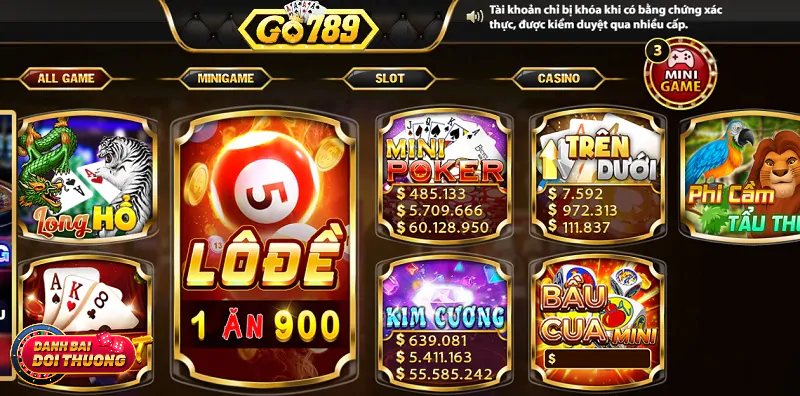 Kho game đa dạng và đầy đủ mọi thể loại hấp dẫn