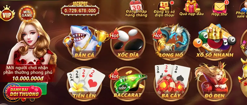 Kho game đa dạng và hấp dẫn tại cổng game đánh bài uy tín