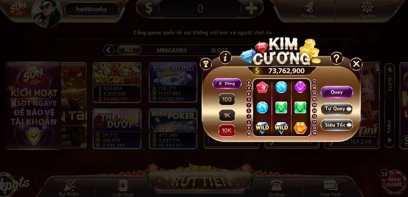 Game đổi thưởng kim cương Sunwin: Săn quà khủng không giới hạn