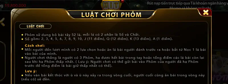 Luật chơi Phỏm mà bất kỳ ai cũng nên biết