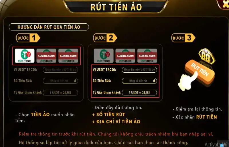 Rút tiền Go88 2022 và 2023 - Phiên bản mới có gì đặc biệt?