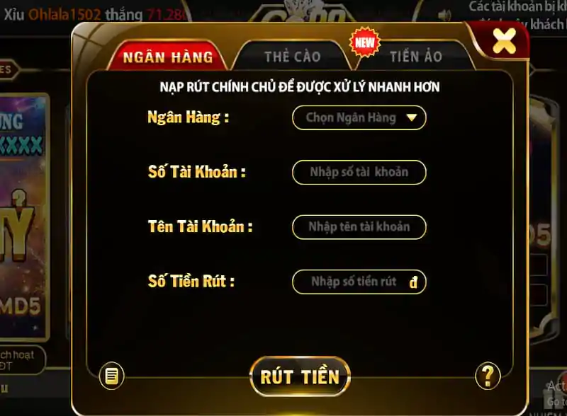 Rút tiền Go88 2022 và 2023 - Phiên bản mới có gì đặc biệt?