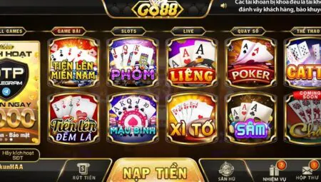 Game bài Go88 2023 và 2024 có những thay đổi gì? So sánh hai bản game chi tiết 